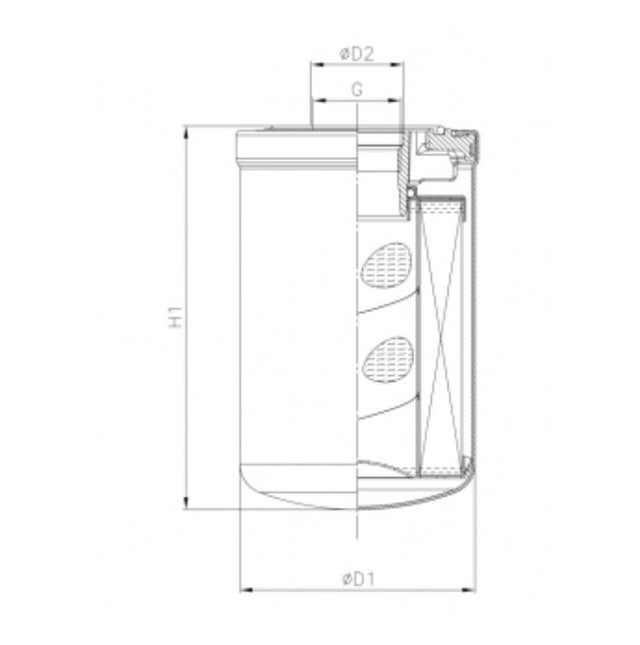 A522G10V0/AB1 hydraulic filter spin-on (HyCLEAN)