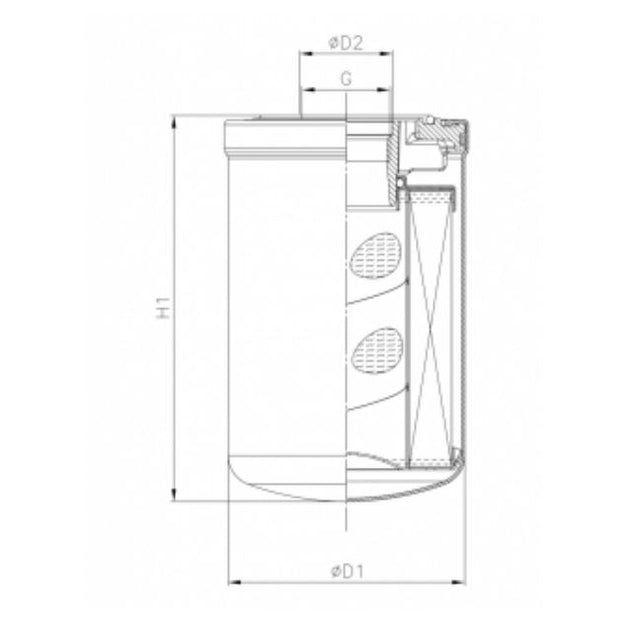 A522G10V0/AB2 hydraulic filter spin-on (HyCLEAN)