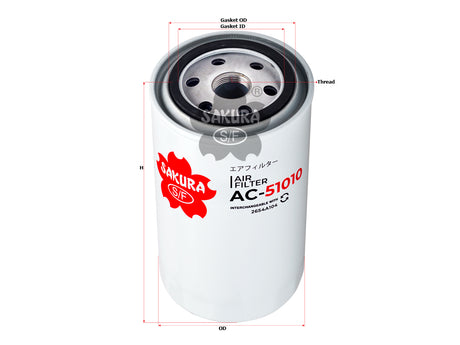 AC-51010 fuel filter spin-on