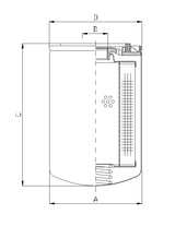 AWG108 oil filter (spin-on)