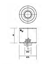 B085056 air filter (DuraLite ECB)