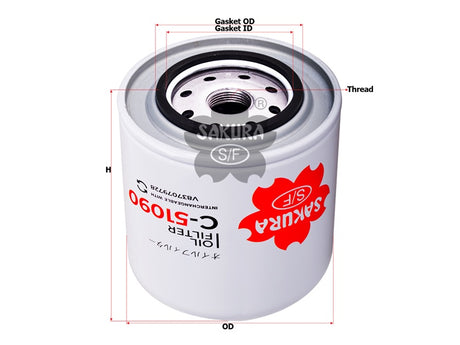 C-51090 oil filter spin-on