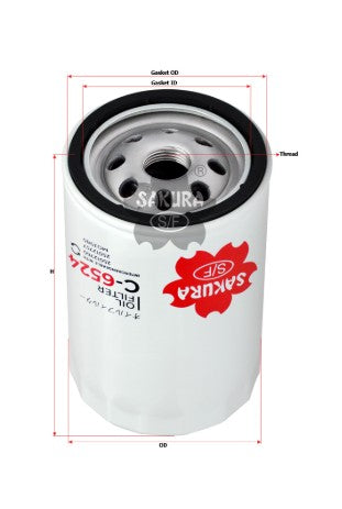 C-6524 oil filter element