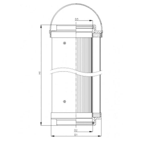C132G25V hydraulic element coreless