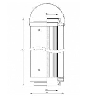 C134G10V/ESD hydraulic filter element (coreless)