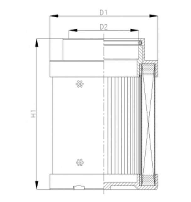C340G06V hydraulic element coreless