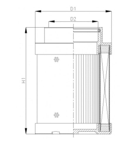 C340G06V hydraulic element coreless