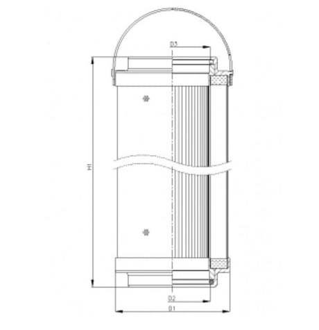C434G03V hydraulic element coreless