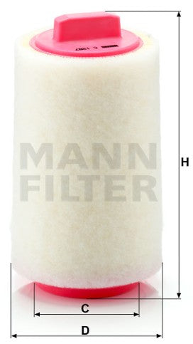 C 1287 air filter element