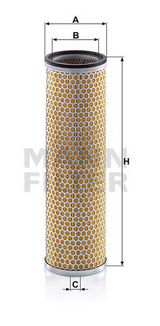 C 12 116/2 air filter element (secondary)