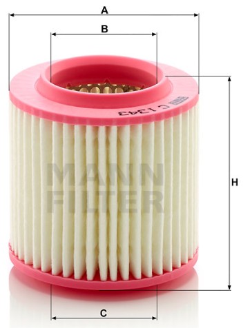 C 1343 air filter element