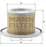 C 1374/2 KIT air filter element (service kit)