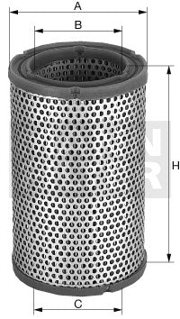 C 1450 air filter element