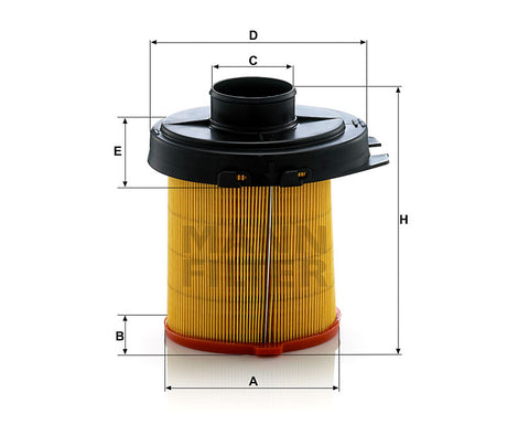 C 1468 air filter element