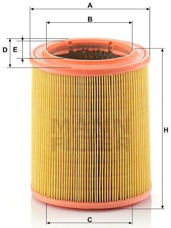 C 1472 air filter element