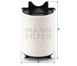 C 14 130/1 air filter element