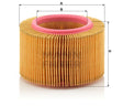 C 1530/1 air filter element