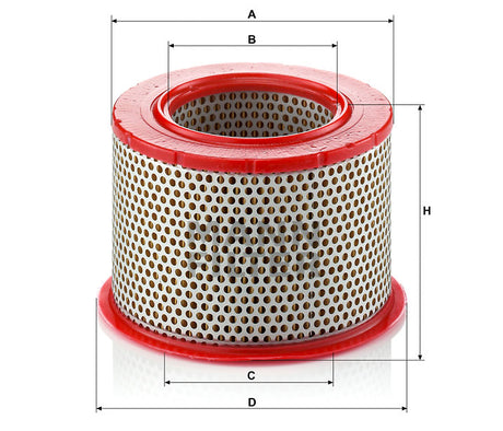 C 1555/1 air filter element