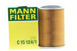 C 15 124/1 air filter element