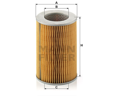 C 15 124/2 air filter element