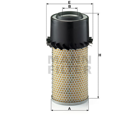 C 15 165/6 air filter element