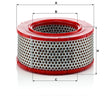 C 1632 air filter element