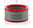 C 1633/1 air filter element
