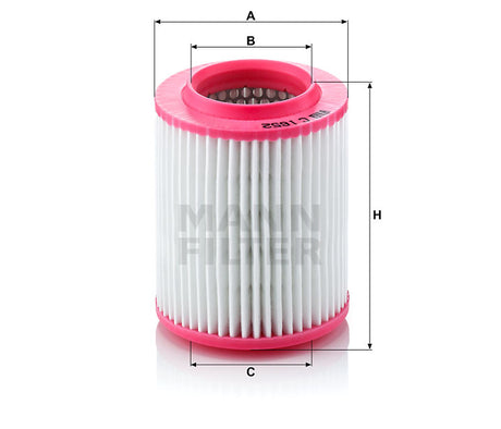 C 1652 air filter element