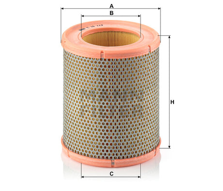 C 16 113 air filter element