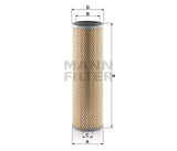 C 16 167 air filter element