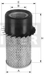 C 16 190/4 air filter element