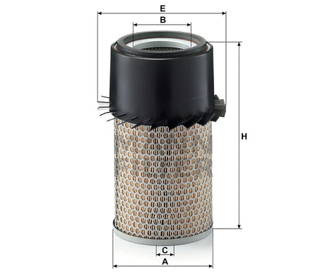 C 16 210 air filter element