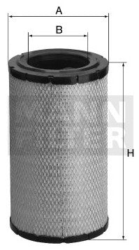 C 16 501 air filter element