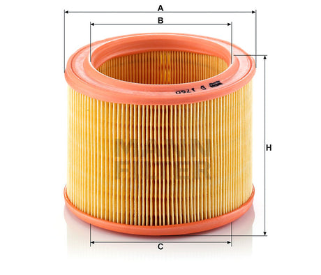 C 1760 air filter element