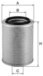 C 17 190 air filter element