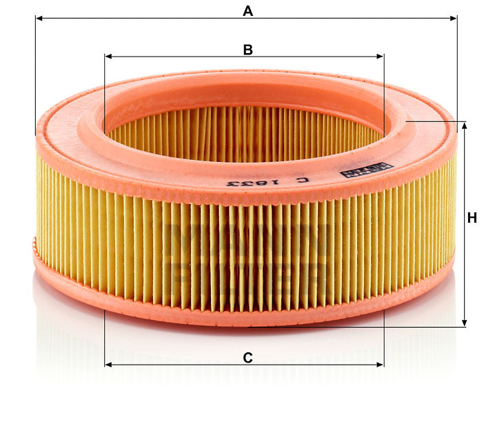 C 1833 air filter element