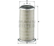 C 18 267 air filter element