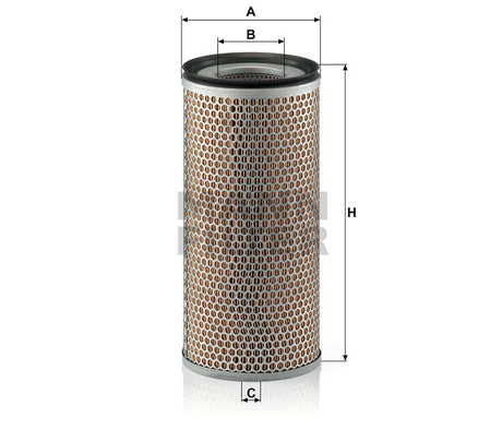 C 18 398 air filter element