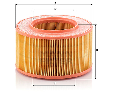 C 1996 air filter element