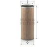 C 19 105 air filter element