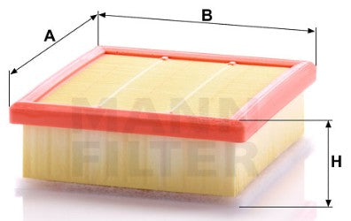 C 21 002 air filter element