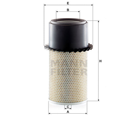 C 21 431 air filter element