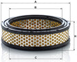 C 2233 air filter element