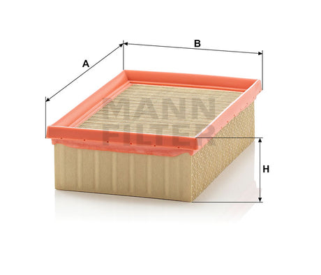 C 2282 air filter element