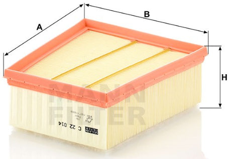C 22 014 air filter element