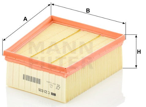 C 22 026 air filter element