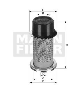 C 22 032 air filter element