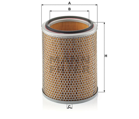 C 22 224 air filter element