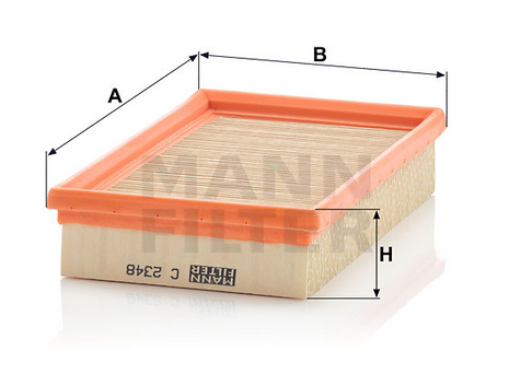 C 2348 air filter element