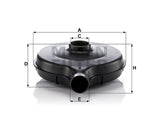 C 2356/5 air filter element